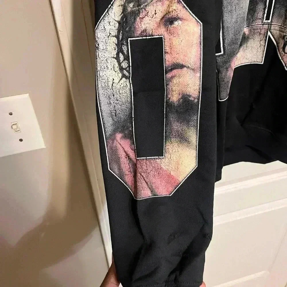 Grunge Rockstar Biblical Hoodie - Picture 7 of 8